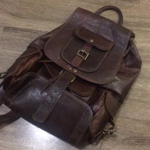 Leather Backpack